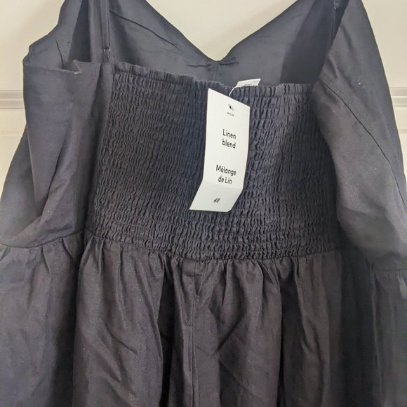 H&M Linen-blend Strappy Midi Dress - Picture 6 of 9